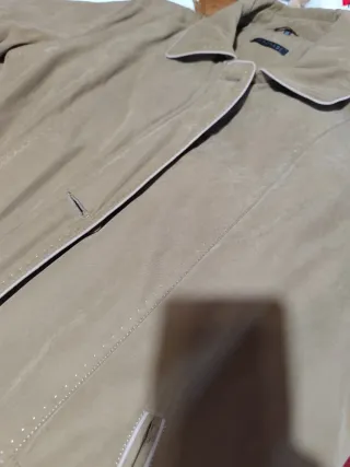 Abrigo vintage marrón talla 50