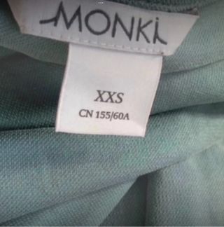 Mono largo verde Monki XS