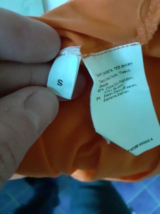 T-shirt donna arancione con stampa – taglia S