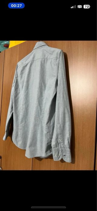 Camicia uomo Massimo Dutti grigia