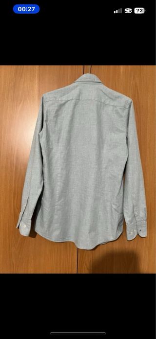 Camicia uomo Massimo Dutti grigia