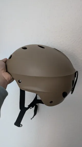 Casco Táctico Airsoft Marrón canela