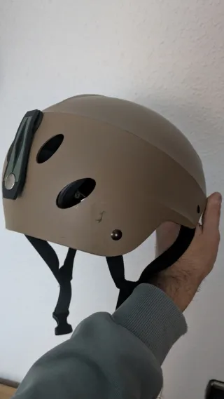 Casco Táctico Airsoft Marrón canela