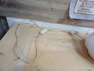 ANTIGUA LAMPARA DE CERAMICA