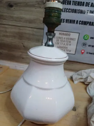 ANTIGUA LAMPARA DE CERAMICA