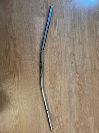 Manillar moto 22 mm cromado