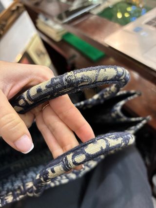 Bolso Christian Dior Azul