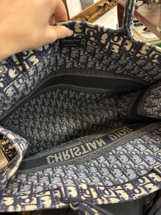 Bolso Christian Dior Azul