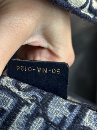 Bolso Christian Dior Azul