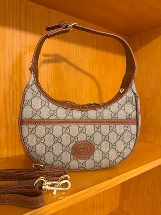 Borsa Gucci Marrone e Beige