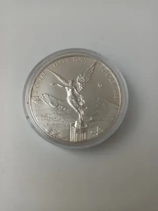 Moneda Libertad 2 Onzas Plata Pura 2018