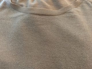 Top fiesta brillo rosa pálida/plateado