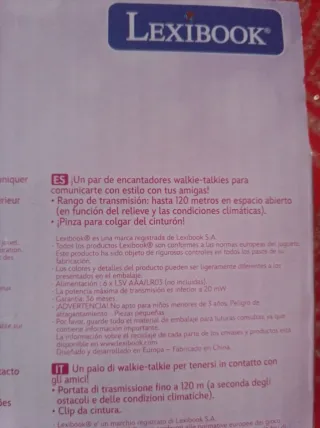 Walkie Talkies Princesas Disney Lexibook