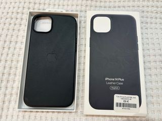 Custodia iPhone 14 Plus in pelle nera Apple