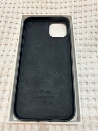 Custodia iPhone 14 Plus in pelle nera Apple