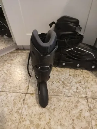 Patines en línea negros para principiantes