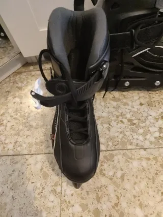 Patines en línea negros para principiantes