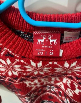 Jersey Navidad Niños Rojo y Blanco