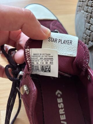 Converse All Star Rojo/Blanco