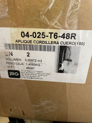 2 Applique vintage in metallo e cristallo