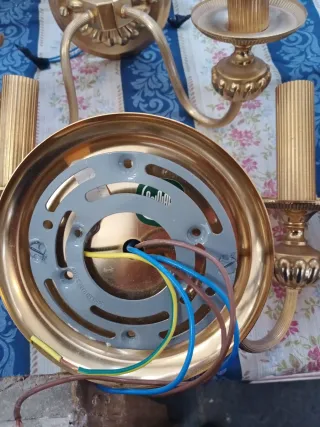 Applique vintage Sciolari oro