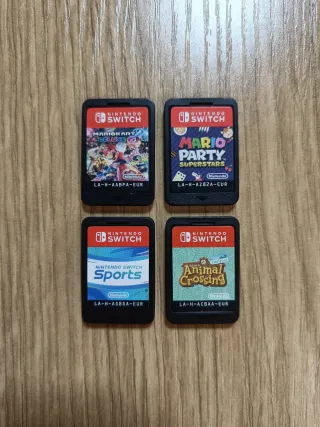 Pack 4 juegos Nintendo Switch