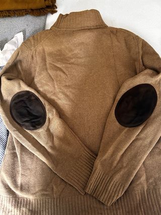 Chaqueta Massimo Dutti Beige y Marrón