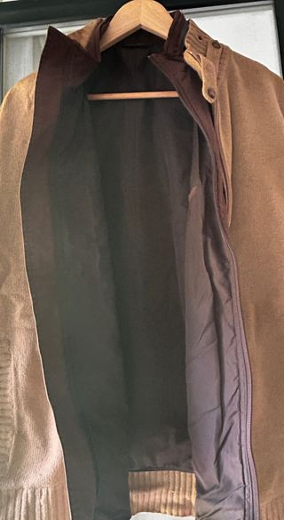 Chaqueta Massimo Dutti Beige y Marrón