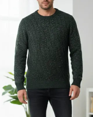 Jersey hombre verde grisáceo