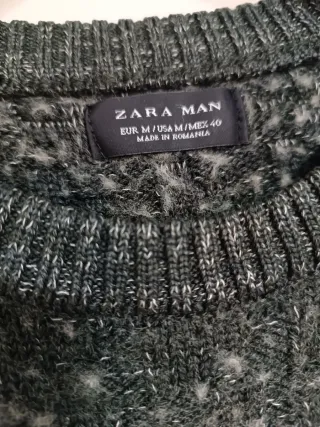 Jersey hombre verde grisáceo