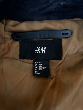 Chaleco H&M Azul y Marrón Talla L