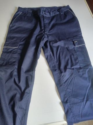 Pantalón WORKO Talla 50 Marino Reflectante