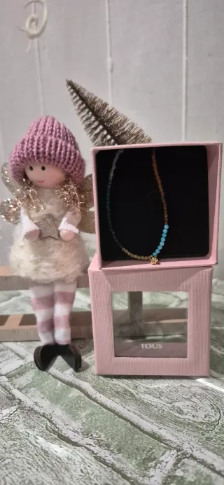 Collar Tous Multicolor y Dorado