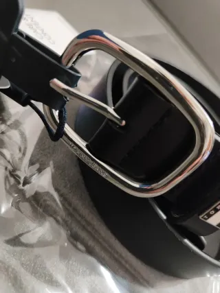 Tommy Hilfiger cintura originale pelle taglia 75cm