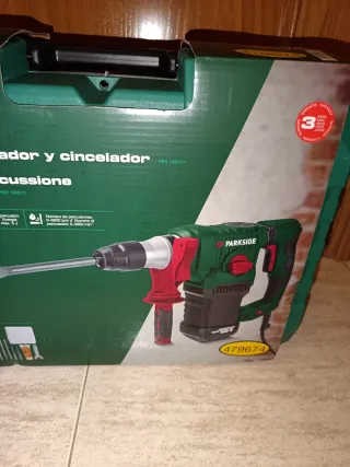 Martillo Percutor Parkside 1550W Completo