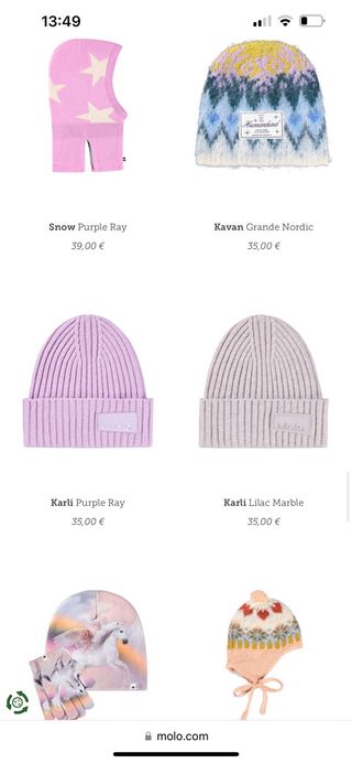 Gorro Molo niño azul oscuro