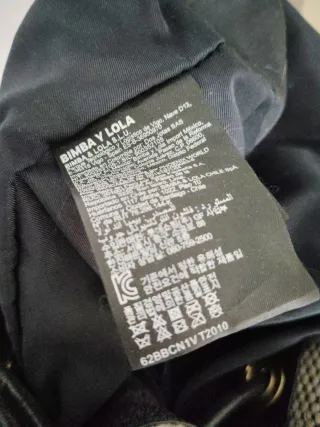 Bolso Bimba y Lola bandolera acabados PIEL