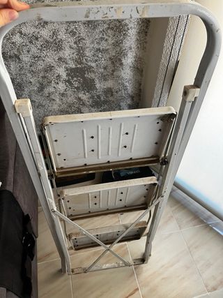 Escalera 3 peldaños plegable
