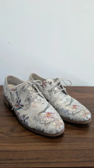 Zapatos Oxford Remonte Estampado Floral Multicolor