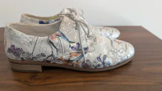 Zapatos Oxford Remonte Estampado Floral Multicolor