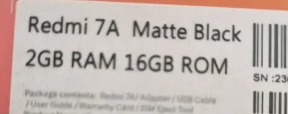 Xiaomi Redmi 7A Nero