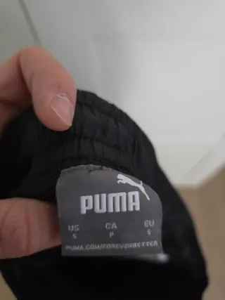 Pantalón Puma A.C. Milan Hombre Negro/Rojo Talla S