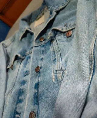 Chaqueta Vaquera Zara Vintage Denim Talla S
