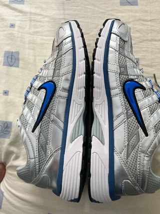 Zapatillas Nike P6000 Plata y Azul
