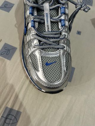 Zapatillas Nike P6000 Plata y Azul
