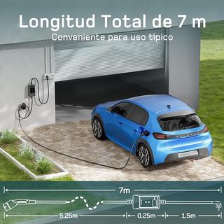 Cargador Coche Eléctrico 3.7 kW Monofásico