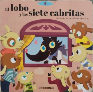 El lobo y las siete cabritas. Cuento con mecani...
