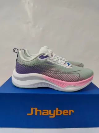 Zapatillas J'hayber verdes, rosas y moradas