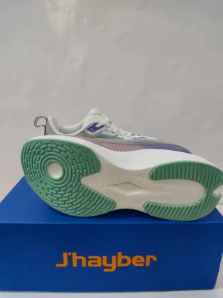 Zapatillas J'hayber verdes, rosas y moradas