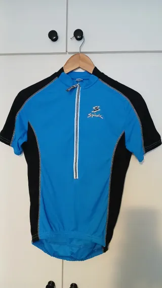 Camiseta Ciclismo Spiuk Azul y Negra